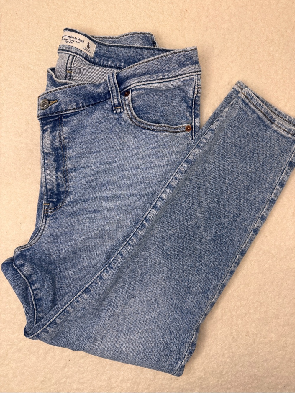 Abercrombie & Fitch Light Blue Skinny Jeans